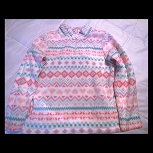 Childrens Place Girls Half Zip Fleece Size 7/8 NWT